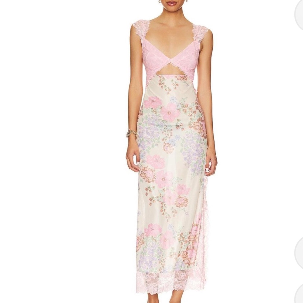 Free People Suddenly Fine Maxi Slip Dress